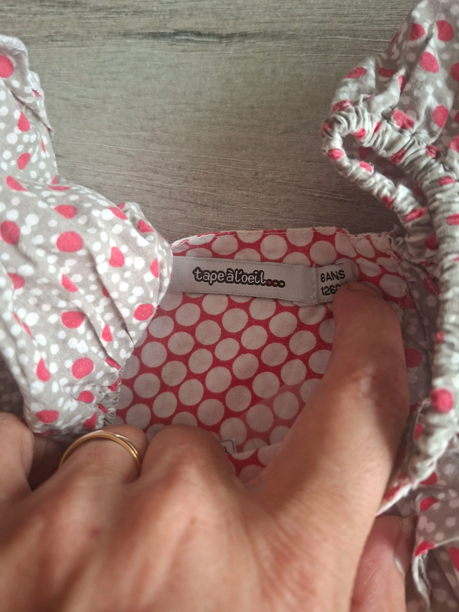 🌷F3-34🌷Blouse fille Tape à l'Œil – 8 ans (126 cm) | Élégante, légère et pleine de charme🌷 – photo 3